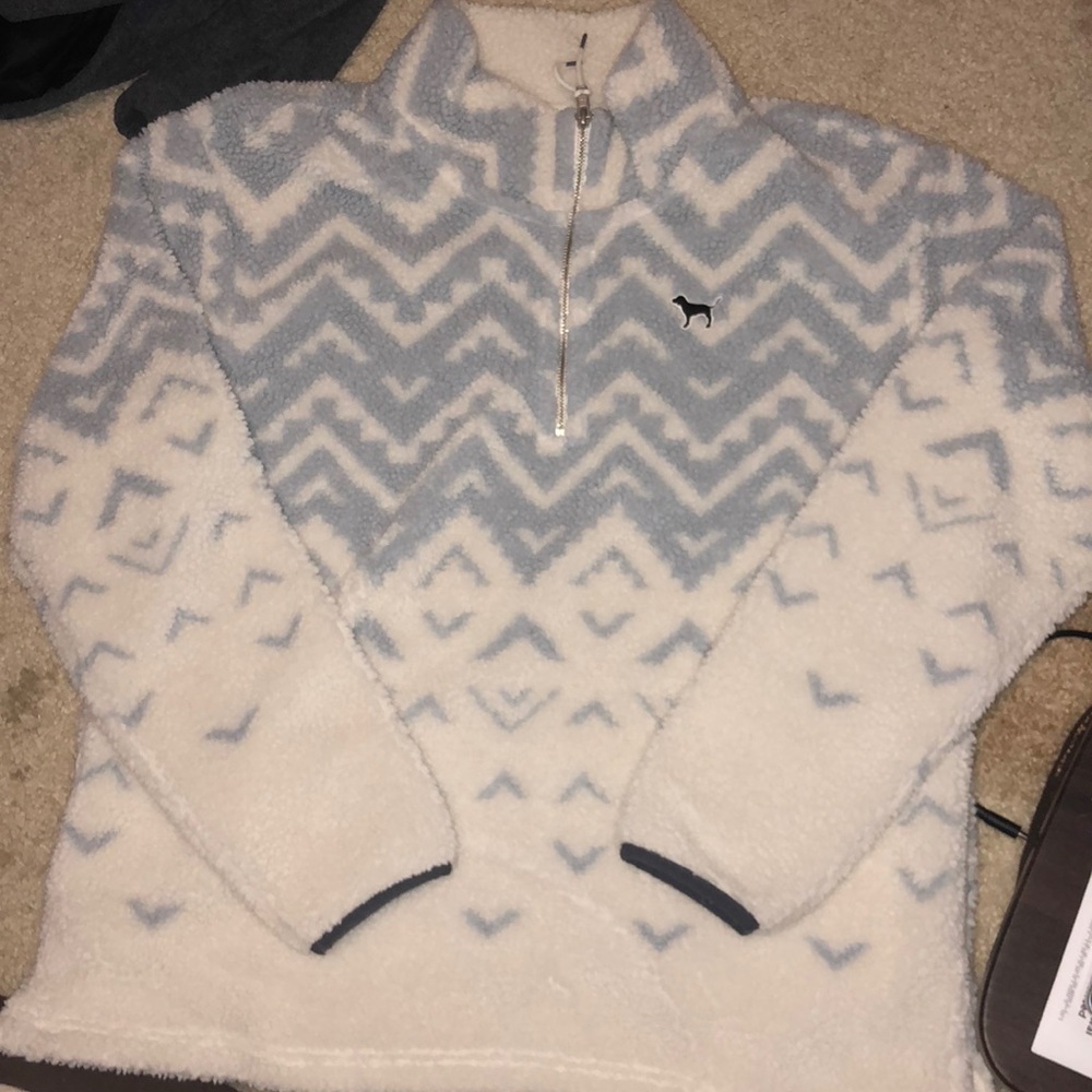 VS PINK Sherpa Sweatshirt